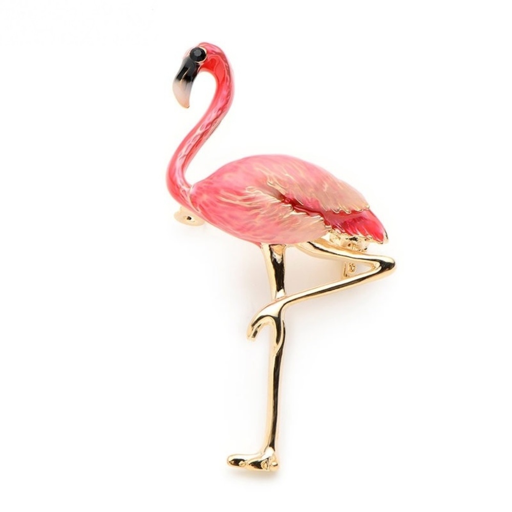 Flamingo Brooch  Pin jewelry